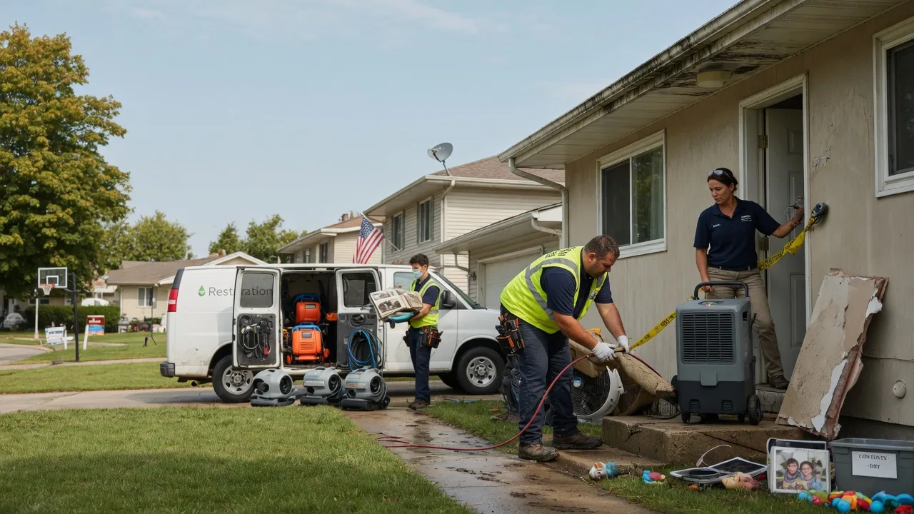 Water Damage Restoration in Cardington, OH near me